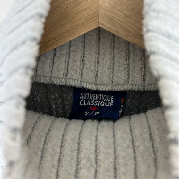 Vintage Y2K Tommy Hilfiger Grey Turtle Neck Ribbed Sweater Size S - Picture 4 of 5